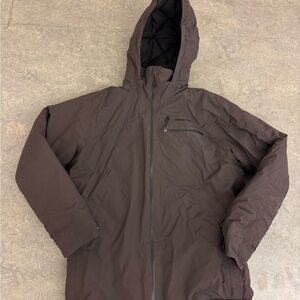 Patagonia Walnut Brown Interlodge Down Jacket Jacket Size Large Goretex
